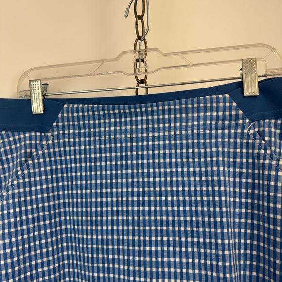 Lilly Pulitzer Luxletic Aona Skort UPF 50+ Morelle Blue Gingham Size 4 NWT - Picture 9 of 16